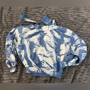 Off-White Virgil Abloh Cropped Abstract Sweatshirt